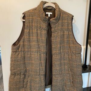 Maurices Checkered Puffer Vest